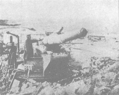 日军侵占威海卫炮台-中国抗日战争-图片