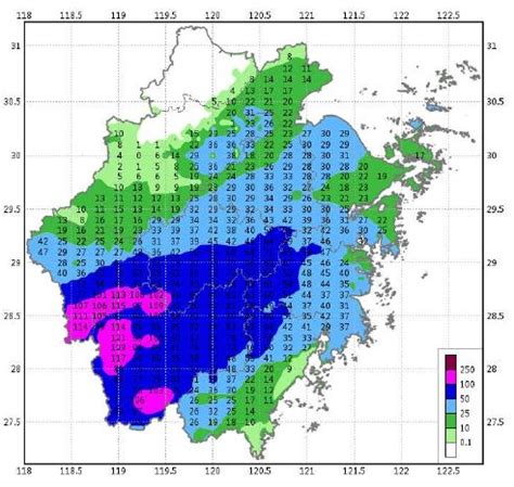 今天浙中南部分地区仍有大雨暴雨 请注意防范 - 浙江首页 -中国天气网