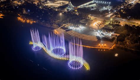 效果震撼！春节前夕，临海新的音乐喷泉将正式开放-台州频道