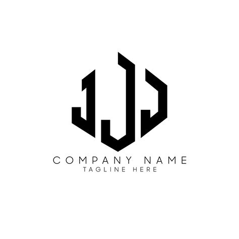 JJJ letter logo design with polygon shape. JJJ polygon and cube shape ...