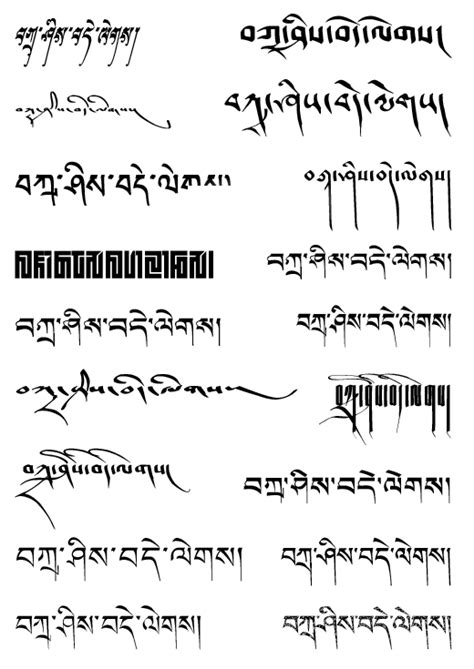 珠穆朗玛17种藏文字体软件截图预览_当易网