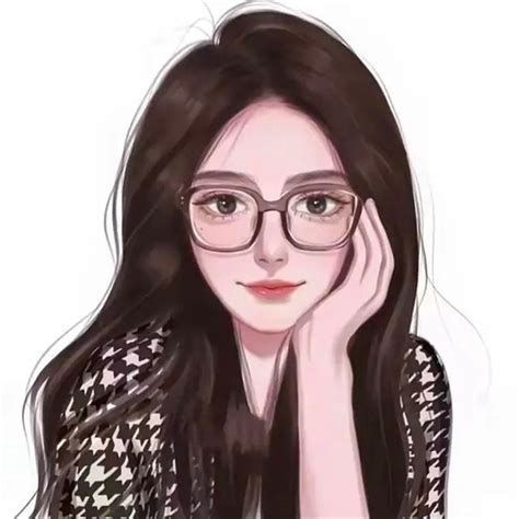 非主流眼镜动漫头像