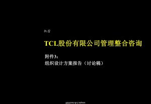 TCL股份公司架构设计