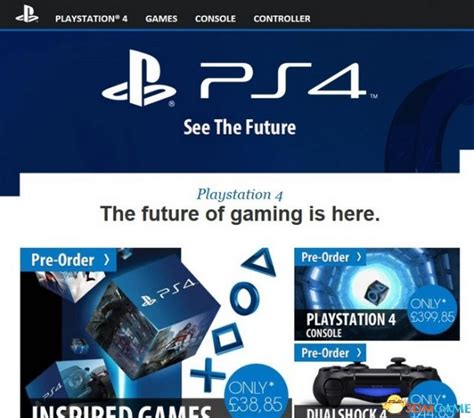 还得再等等 索尼PS4首个官方预购页面现身英国_3DM单机