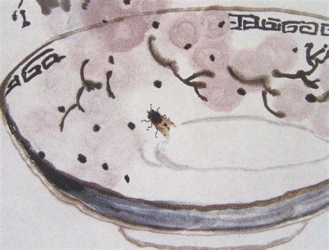 1949年以后白石工虫的亲笔与代笔-齐白石工笔草虫-图片