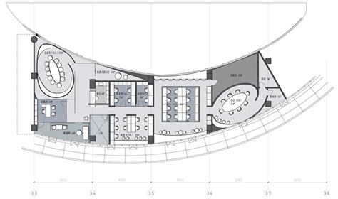 弧形展厅平面图,展厅平面图_大山谷图库