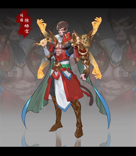 王者荣耀人物绘画图片 王者荣耀人物绘画图片
