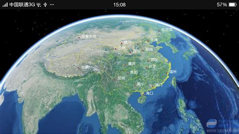 中国地形图3D版 - 中国地理地图 - 地理教师网