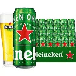 喜力白酒_Heineken 喜力 啤酒500ml*12罐装拉格黄啤酒国产听装整箱特价多少钱-什么值得买
