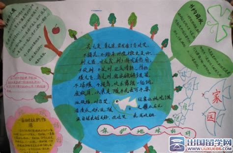 小学生爱护环境绿色环保手抄报图片- 老师板报网