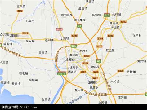 淮阴区地图 - 淮阴区卫星地图 - 淮阴区高清航拍地图