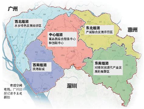 东莞各镇区分布图(东莞三十二个镇区地图)