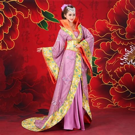 ¡Venta nuevo chino tradicional antiguo reina traje vestido! Dr0044 en ...