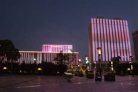 杭州萧山义蓬街道夜景照明案例