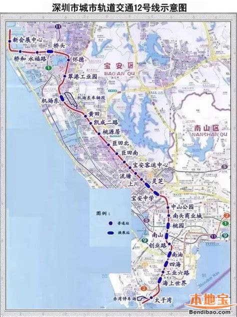 深圳地铁13号线走向规划一览 附最新线路图 - 深圳本地宝