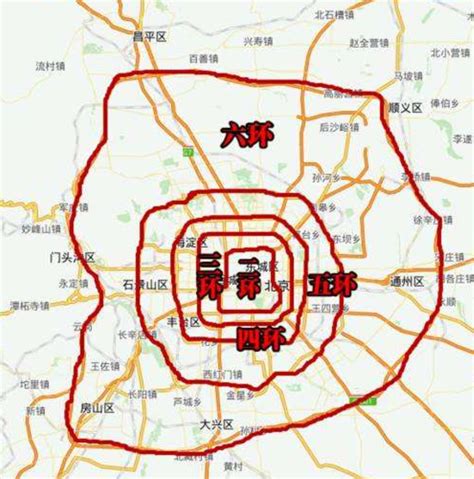 北京环线地图图片
