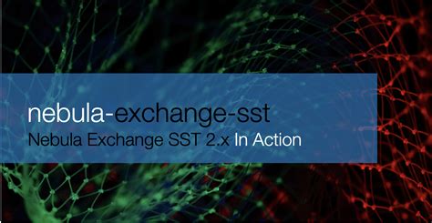Nebula Exchange SST 2.x Hands-on Guide - siwei.io
