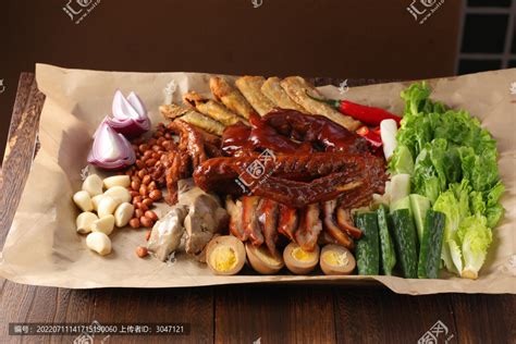 卤味拼盘,中国菜系,食品餐饮,摄影素材,汇图网www.huitu.com