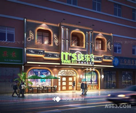筷乐时光音乐餐吧—长沙时尚餐厅装修设计 - 餐饮空间 - 莫跃武设计作品案例