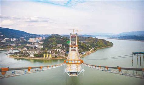 郭家沱长江大桥建设进展顺利 预计2022年10月建成通车