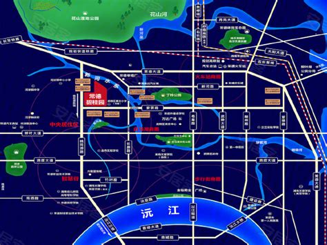 常德市规划图2030,常德城市总规划高清图,常德2050年城市规划图_大山谷图库