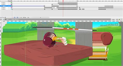 Flash动画怎么做，flash动画制作人奔跑实例-黄鹤楼动漫动画制作公司！