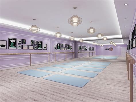 舞蹈培训室|空间|室内设计|样式设计工作室 - 原创作品 - 站酷 (ZCOOL)