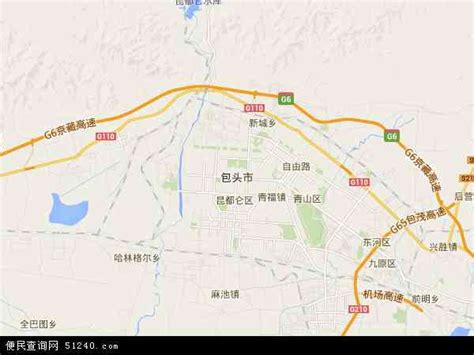 包头市行政区划图图片 包头市行政区划图图片