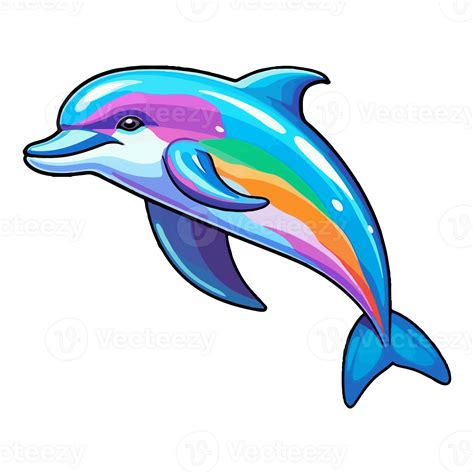 Dolphin modern pop art style, Colorful Dolphin illustration, pastel ...
