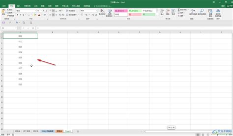 Excel输入001变成1怎么办-Excel表格中填写001序号的方法教程 - 极光下载站