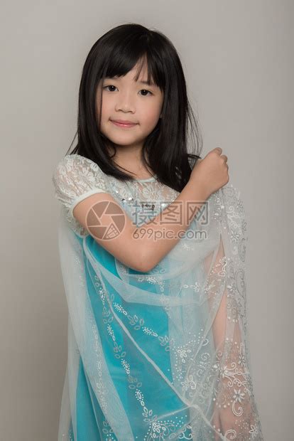 蓝裙子非主流头像