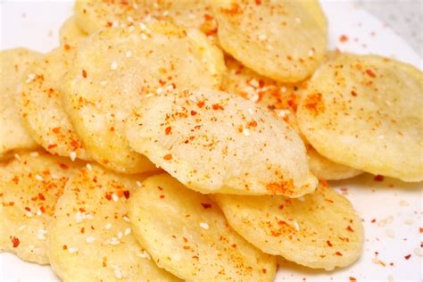 【图文】微波炉薯片的做法_微波炉薯片的家常做法_微波炉薯片怎么做好吃_做法步骤,视频_微波炉薯片-美食天下