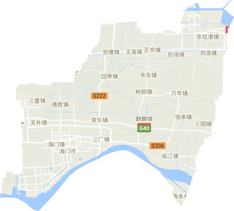 海门详细地图,海门市海门镇,海门_大山谷图库