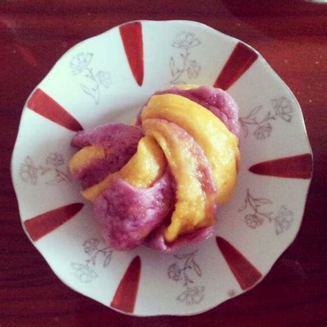 【紫薯玫瑰花卷的做法步骤图，怎么做好吃】家味香厨房_下厨房