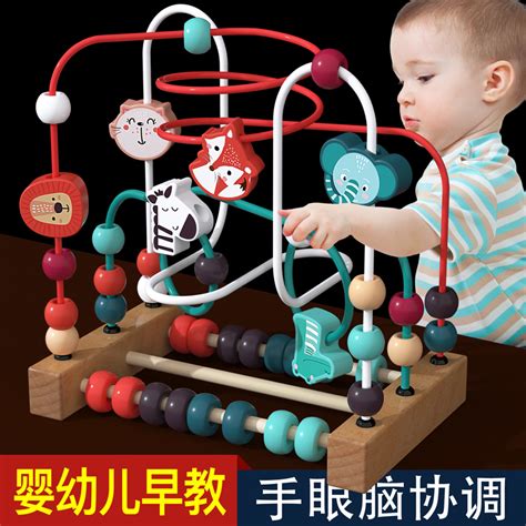 babycare积木桌子多功能益智拼装玩具男孩女孩宝宝儿童积木大颗粒
