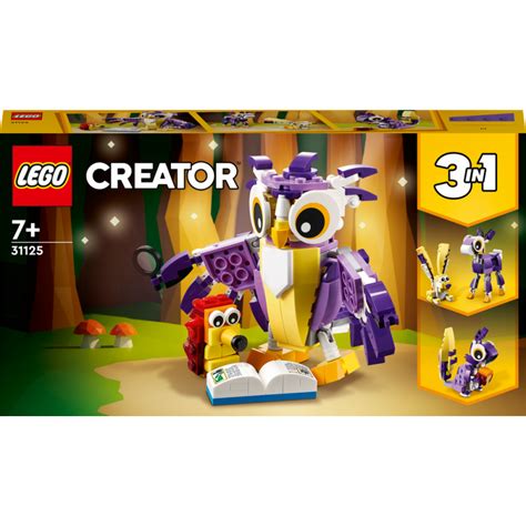 LEGO 31125 Creator 3w1 Fantastyczne leśne stworzenia - porównaj ceny ...