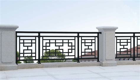 新中式庭院铝艺护栏-汉仁铝艺