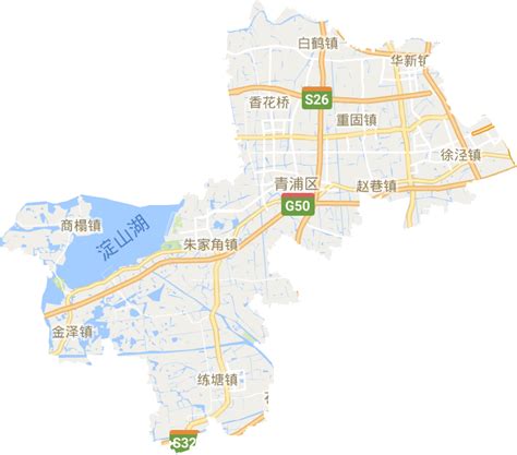 上海青浦区地图,上海市青浦区,青浦区_大山谷图库