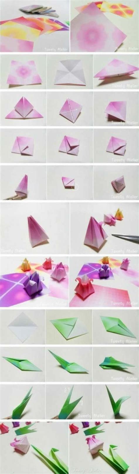 纸玫瑰的简单折法图解 纸玫瑰花发卡DIY教程_手工折纸花_巧艺网