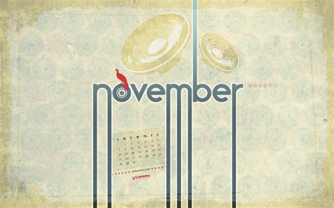 2010年11月月历（十一月月历）壁纸_我爱桌面网提供