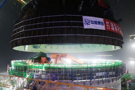 徐大堡核电项目3号机组穹顶吊装就位 预计每年提供160亿千瓦时以上清洁电力