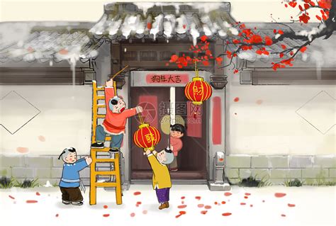 春节|插画|插画习作|养猫的金鱼 - 原创作品 - 站酷 (ZCOOL)