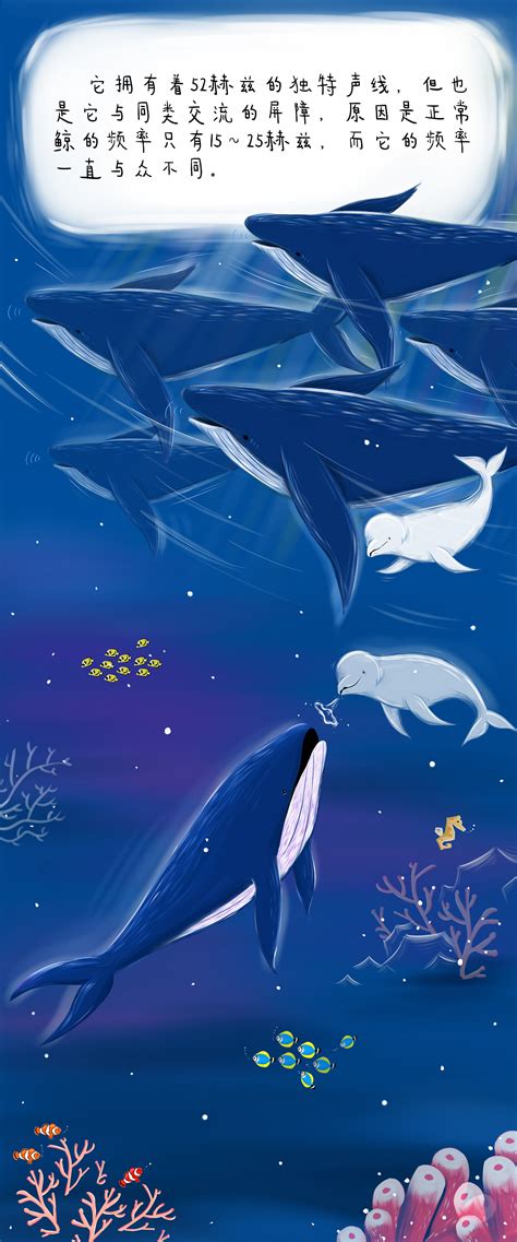 《鲸鱼的歌》|插画|儿童插画|卢一水 - 原创作品 - 站酷 (ZCOOL)