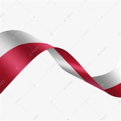 波浪抽象波兰国旗素材图片免费下载-千库网