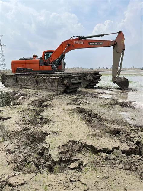 遵义市水陆挖机出租/清淤湿地挖掘机