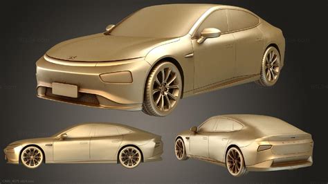 Vehicles - Xpeng P7 2020, CARS_4071. 3D stl model for CNC