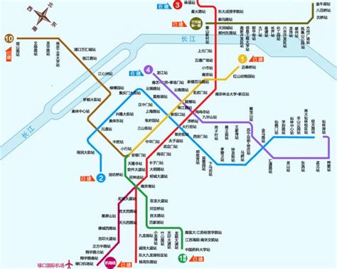 南京地铁 - 地铁线路图