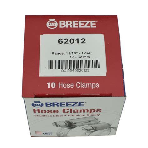 #12 Hose Clamp - 11/16" to 1-1/4" (62012) - Buy Auto Supply