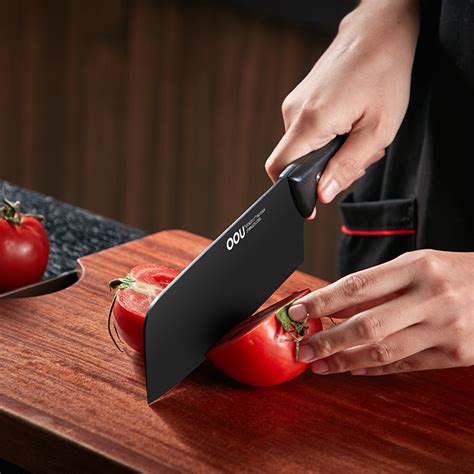 不锈钢厨师刀 料理刀 日式厨刀 切水果全黑小刀多用刀小菜刀钢刀-阿里巴巴