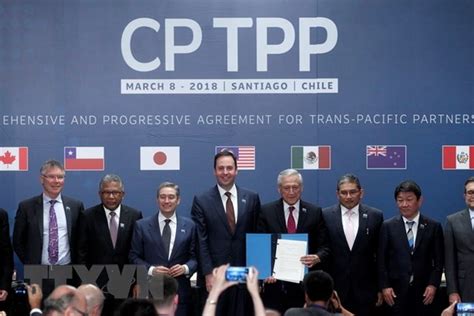 Illustration of Comprehensive and Progressive Agreement for Trans-Pacific Partnership CPTPP ...